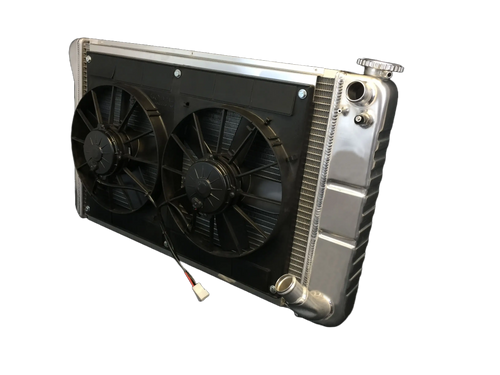 1969-1972 C3 Corvette Small Block with U-Bracket LS Swap Radiator