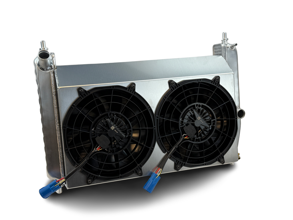 C6 Corvette with Dual 11" Brushless Fan Kit