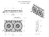 Dual 11" Brushless Fan Kit