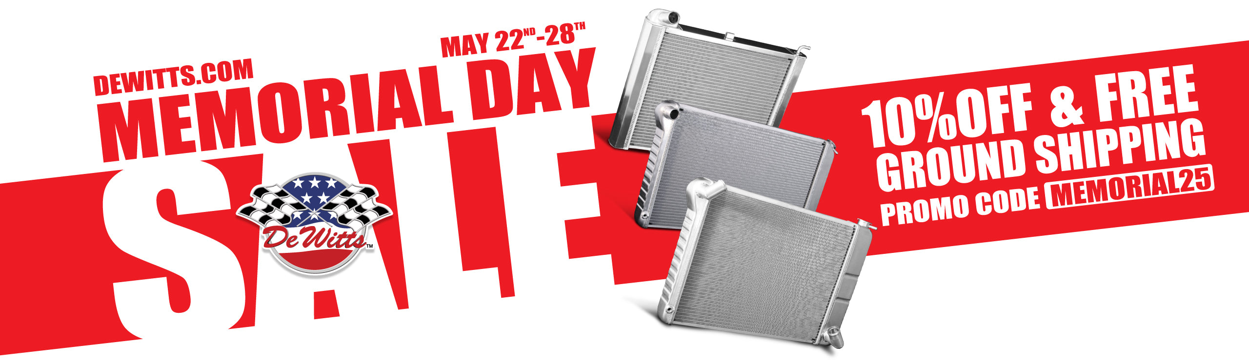 DeWitts™ Direct Fit® Aluminum Radiators