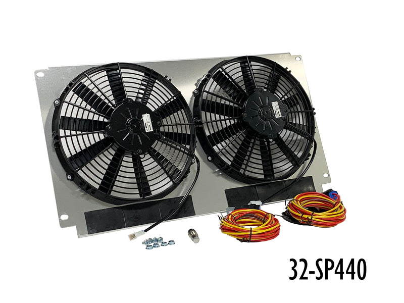 1964-1967 Chevy Chevelle 3 Row Radiator Plus Fan Shroud - Performance Cooling 1964-1967 Chevy Chevelle 3 Row Radiator Plus Fan Shroud - Performance Cooling