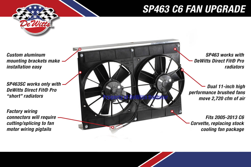 SP463 C6 Fan Upgrade