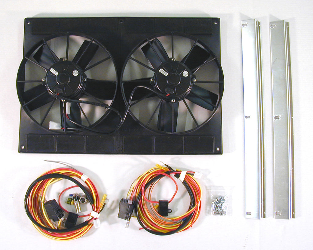 Spal Dual fan kit – Direct Fit® Aluminum Radiators
