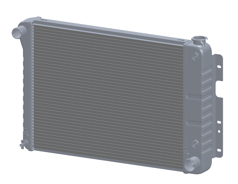 Custom radiator configuration rendering